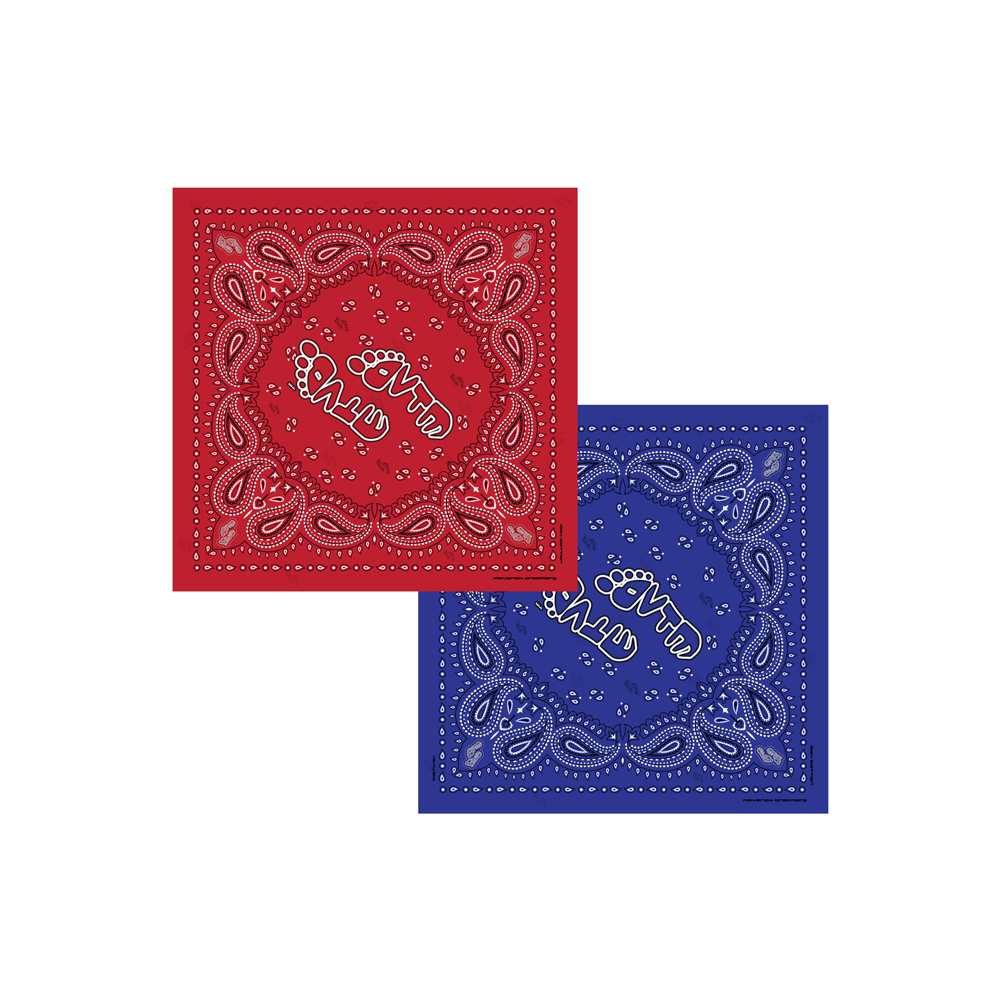 MOTIVE® BANDANA RED AND BLUE COMBO