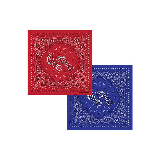 MOTIVE® BANDANA RED AND BLUE COMBO