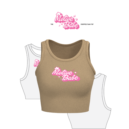 MTVE™ BABE RIB - KNIT TANK TOP (BEIGE)