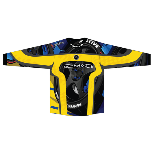 REFLECTIVE LONG SLEEVE MOTORSPORTS JERSEY