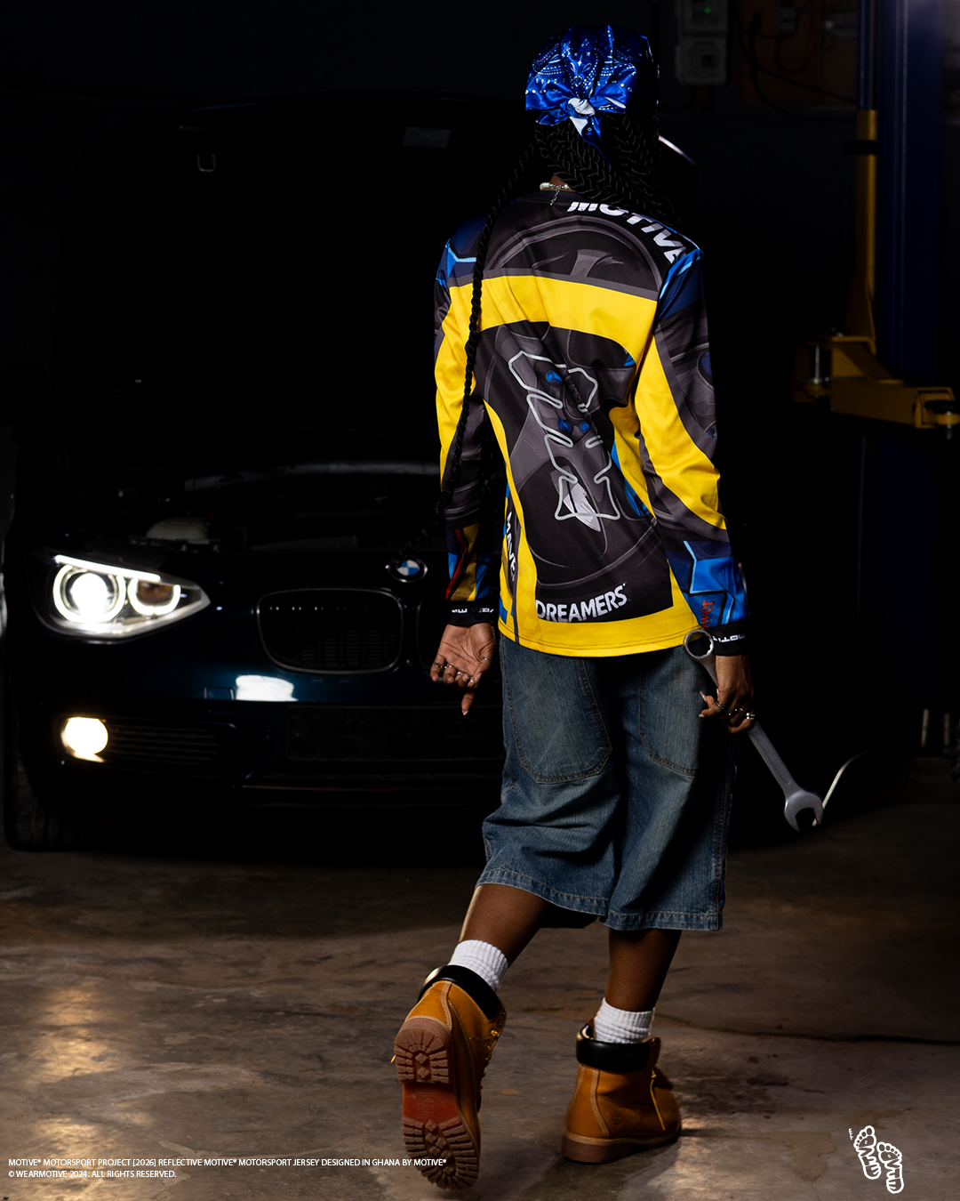 REFLECTIVE LONG SLEEVE MOTORSPORTS JERSEY
