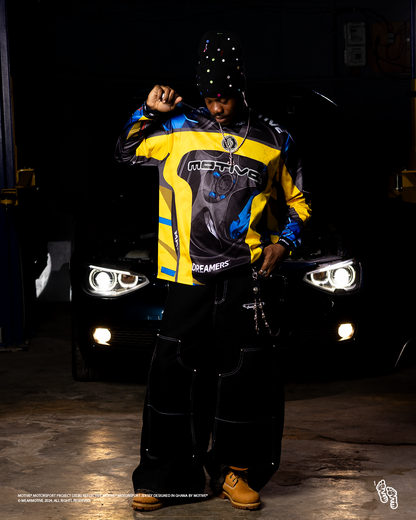 REFLECTIVE LONG SLEEVE MOTORSPORTS JERSEY
