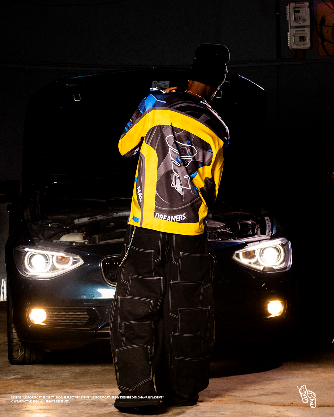 REFLECTIVE LONG SLEEVE MOTORSPORTS JERSEY